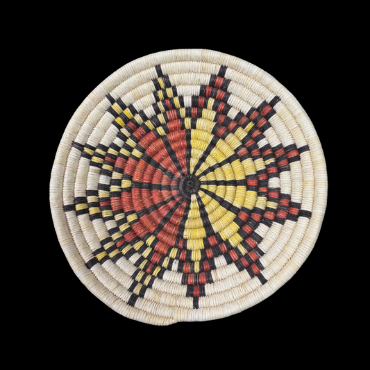 Hopi Woven Sun Basket by Beatrice Dawahoya