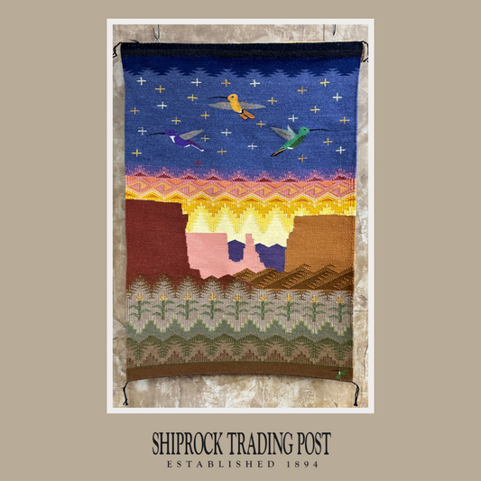 Navajo Rug - Pictorial by Bobbijo Whitehorse