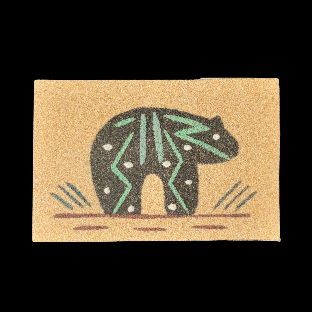 2" x 3" Navajo Sand Painting Magnet – Handmade Native American Art