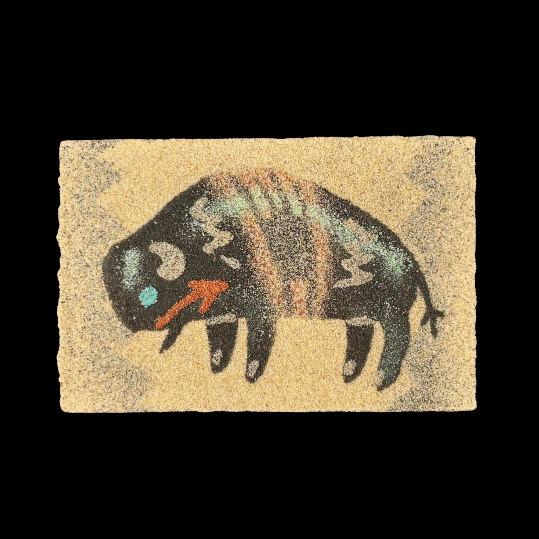 2" x 3" Navajo Sand Painting Magnet – Handmade Native American Art