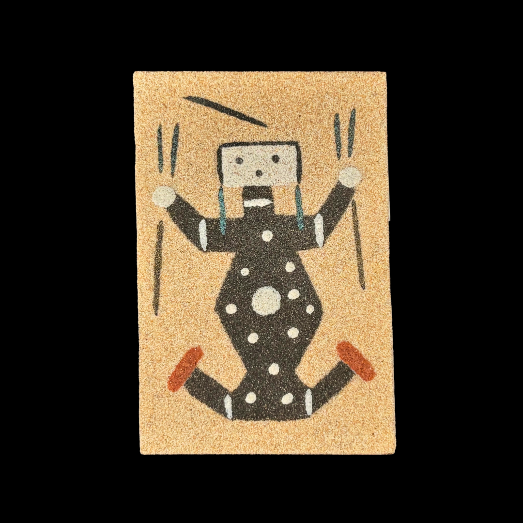 2" x 3" Navajo Sand Painting Magnet – Handmade Native American Art