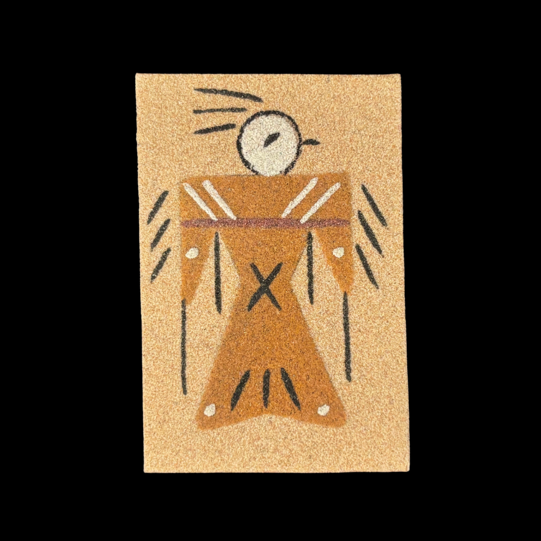 2" x 3" Navajo Sand Painting Magnet – Handmade Native American Art