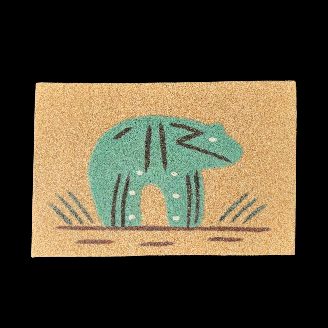 2" x 3" Navajo Sand Painting Magnet – Handmade Native American Art