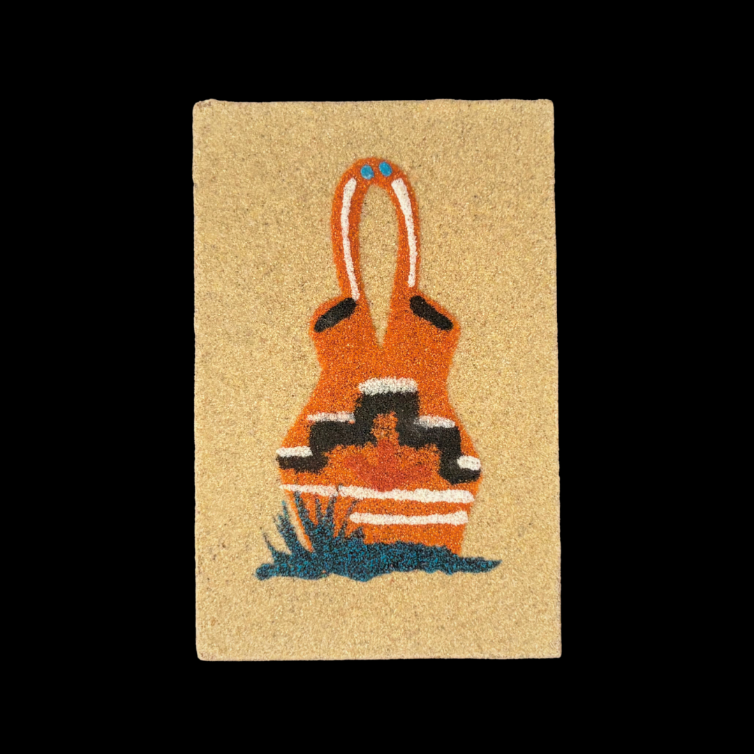 2" x 3" Navajo Sand Painting Magnet – Handmade Native American Art