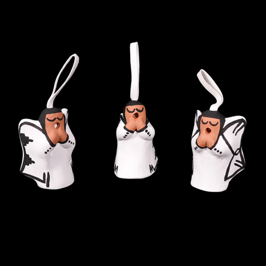 Southwestern Folk Art Pottery Angel Singing