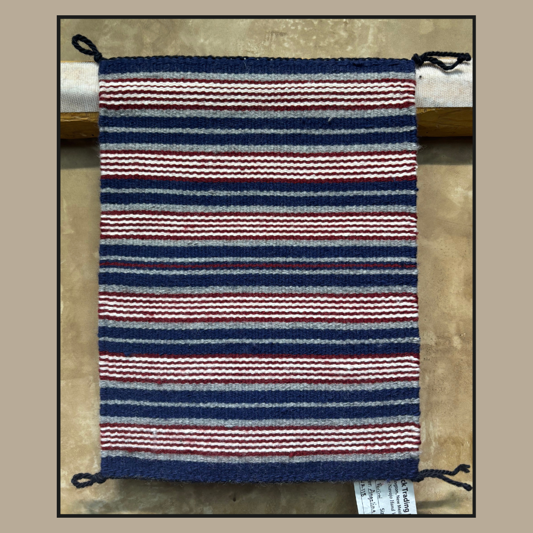 Navajo Revival Rug by Angelina Yazzie | Handwoven Native American Textile