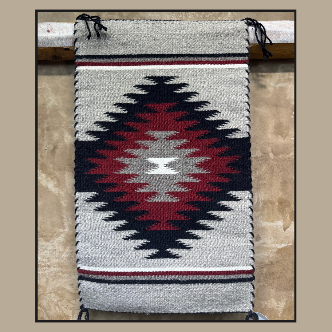 Navajo Revival Rug by Milicent Platero | Handwoven Native American Textile