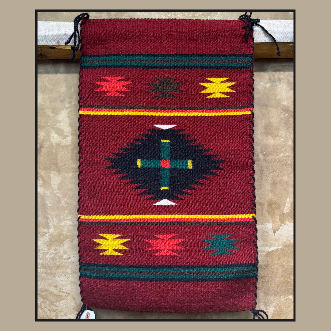 Navajo Revival Rug by Millicent Platero | Handwoven Native American Textile