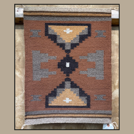 Navajo Two Grey Hills Rug by Corlena Tsosie Padilla | Handwoven Native American Textile