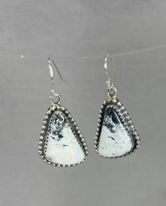 Navajo White Buffalo earrings
